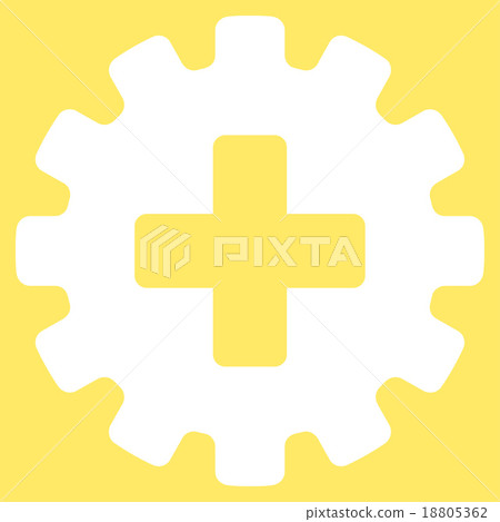 Plus Gear Icon Plus Gear Icon 18805362