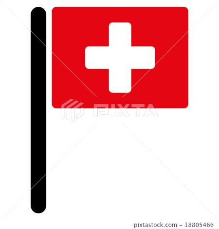Hospital Flag Icon 18805466