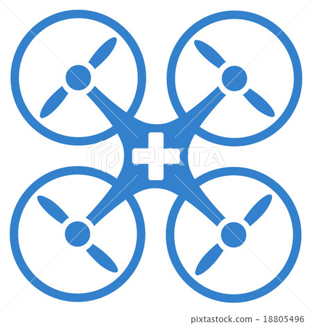 Medical Drone Icon 18805496