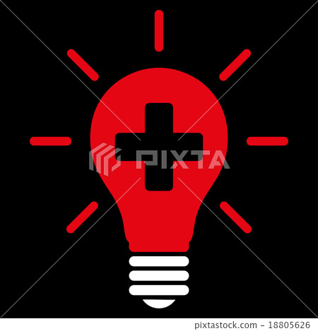 Medical Electric Lamp Icon Medical Electric Lamp Icon 18805626