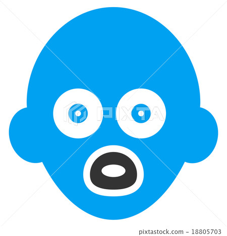 Baby Head Icon Baby Head Icon 18805703