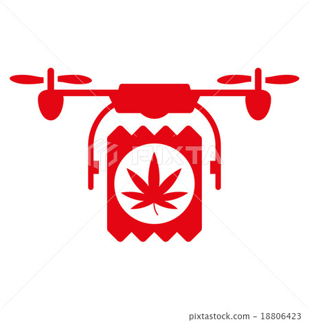 Drugs Drone Delivery Icon 18806423