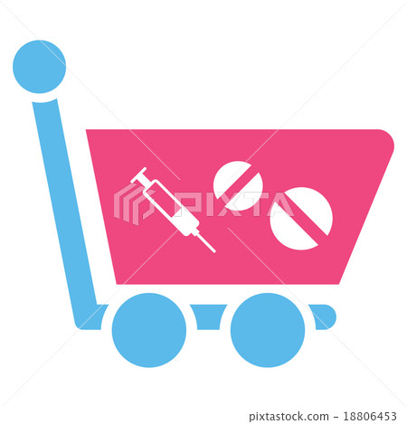 Medication Shopping Cart Icon Medication Shopping Cart Icon 18806453