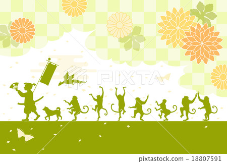 桃太郎和猴子的三月 18807591