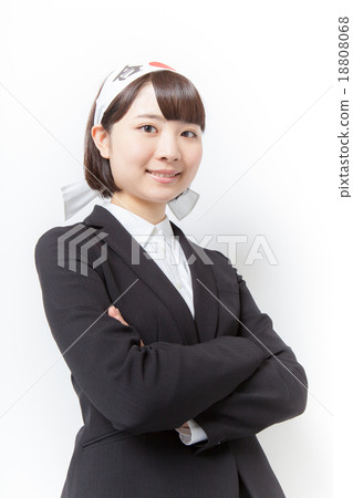 A woman with a suits won with a win 18808068