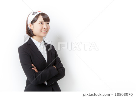 Female line-of-sight of suits to win wrapping Female line-of-sight of suits to win wrapping 18808070