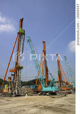 Piling work 18808447