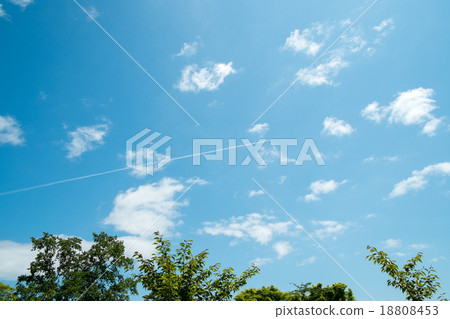 飛機雲 18808453