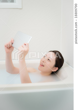 沐浴女士平板電腦 18809700