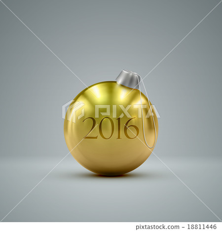 Christmas ball. Happy New 2016 Year 18811446