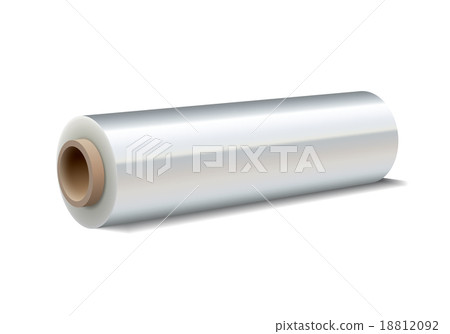 Roll of wrapping plastic stretch film 18812092