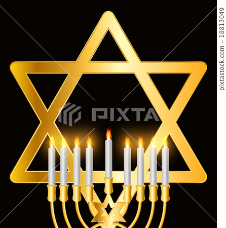 Happy Hanukkah, Jewish Background. Vector Happy Hanukkah, Jewish Background. Vector 18813049