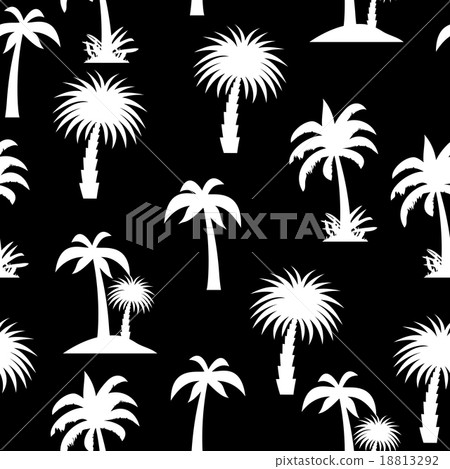 Palm Tree Seamless Pattern Vector Illustration Palm Tree Seamless Pattern Vector Illustration 18813292