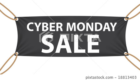 Cyber Monday SALE Label Vector Illustration Cyber Monday SALE Label Vector Illustration 18813403