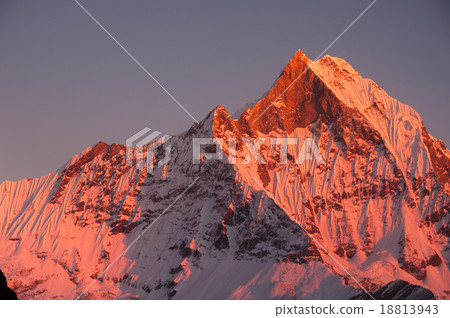 Top of Mount Machhapuchchhre, Nepal Top of Mount Machhapuchchhre, Nepal 18813943
