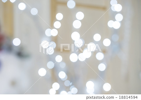 Christmas Silver Lights. Defocused background Christmas Silver Lights. Defocused background 18814594