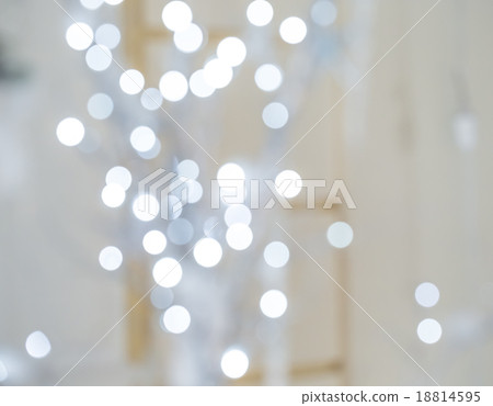 Christmas Silver Lights. Defocused background Christmas Silver Lights. Defocused background 18814595