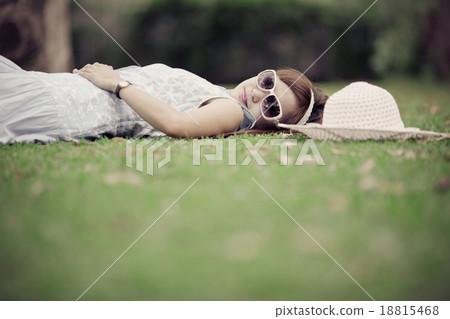 Beautiful young woman. Outdoor portrait Beautiful young woman. Outdoor portrait 18815468