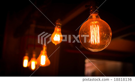 Beautiful retro luxury interior lighting lamp decor. 18818136