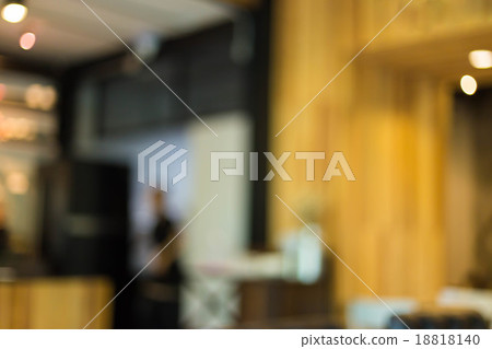 Blurred cafe restaurant with bokeh background. Blurred cafe restaurant with bokeh background. 18818140