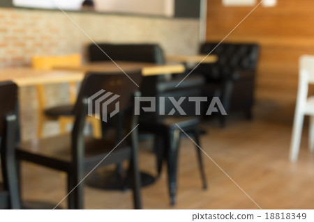 Blur coffee cafe shop restaurant with bokeh background 18818349