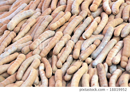 Tamarind of stacked in abundance. 18819952