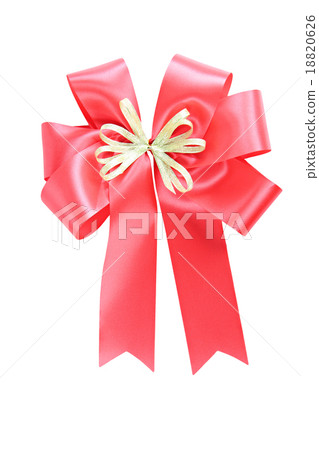 Red bow isolated. 18820626