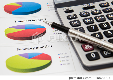 Financial graphs and charts 18820927