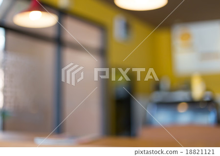 Blurred cafe restaurant with bokeh background 18821121