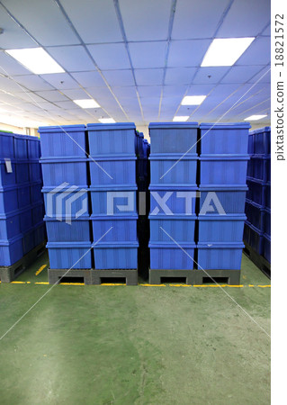 Blue Plastic box products. 18821572