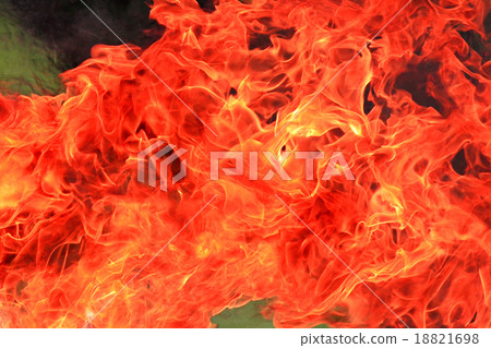 Fire burning with heat. 18821698