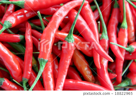 a lot of Red hot chili. 18822965