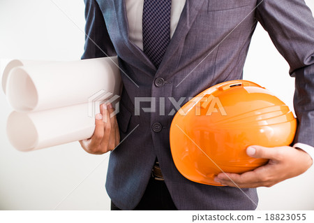 Happy young asian engineer Happy young asian engineer 18823055