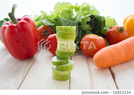 collection fruits and vegetables isolated on a white background 18823234