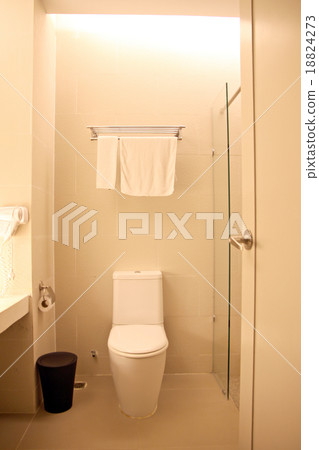 Bathroom at night. Bathroom at night. 18824273