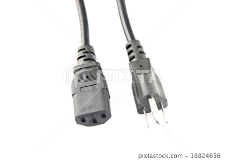 Black Prower Line connect the computer. 18824656