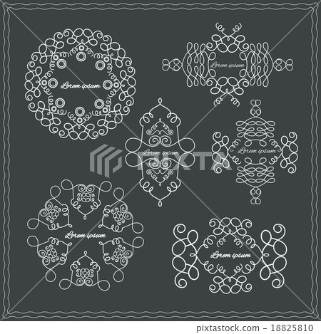 Monogram frame linear  style 18825810
