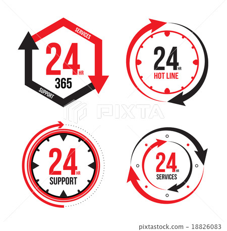 Service and support for customers around the clock 18826083