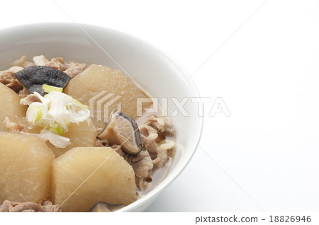Boiled radish Boiled radish 18826946