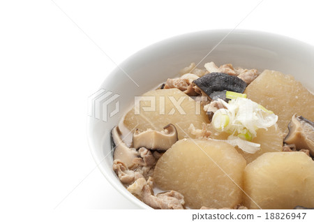Boiled radish Boiled radish 18826947