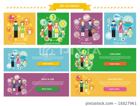 Set Family Concepts. Health Travel Buy 18827961