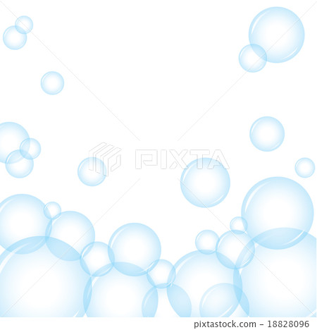 Vector of Blue soap bubbles for background Vector of Blue soap bubbles for background 18828096