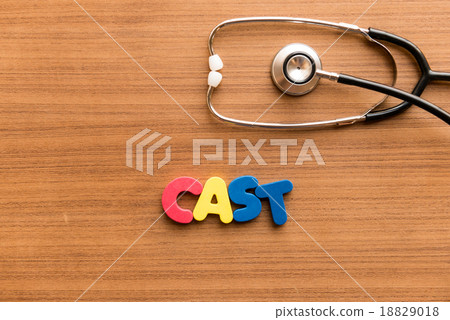 cast colorful word 18829018
