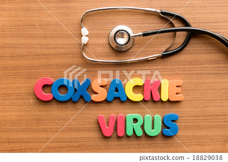 coxsackievirus colorful word 18829038