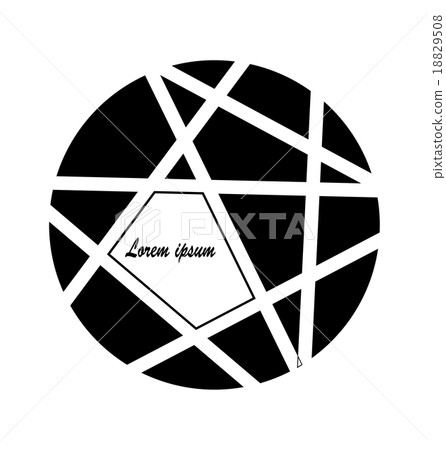Vector circle silhoutte geometric - Stock Illustration [18829508] - PIXTA
