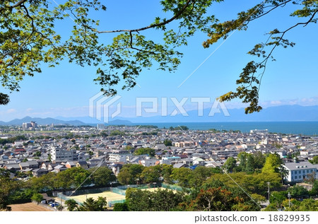 Shiga Hikone city landscape Shiga Hikone city landscape 18829935