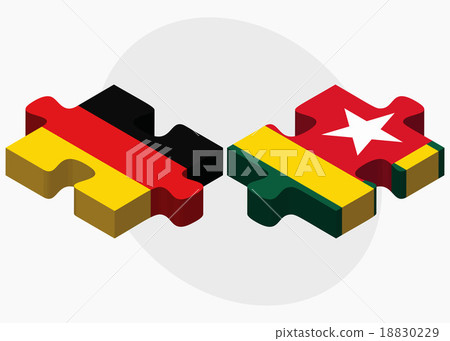 Germany and Togo Flags Germany and Togo Flags 18830229