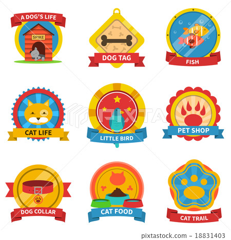 Pets Label Set 18831403