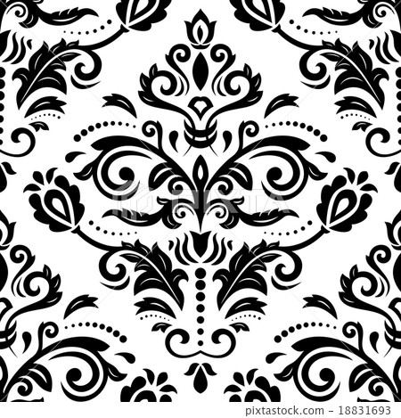 Damask Seamless Vector Pattern Damask Seamless Vector Pattern 18831693