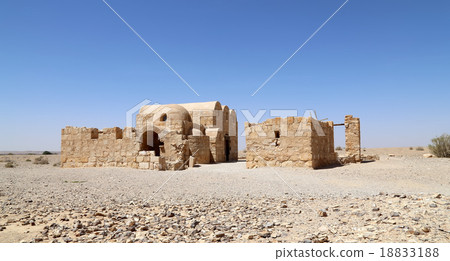Quseir (Qasr) Amra desert castle near Amman,Jordan Quseir (Qasr) Amra desert castle near Amman,Jordan 18833188